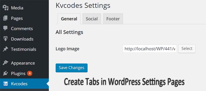 How To Create Tabs In WordPress Settings Pages